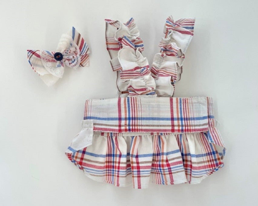 Bustier Harness - Red Check