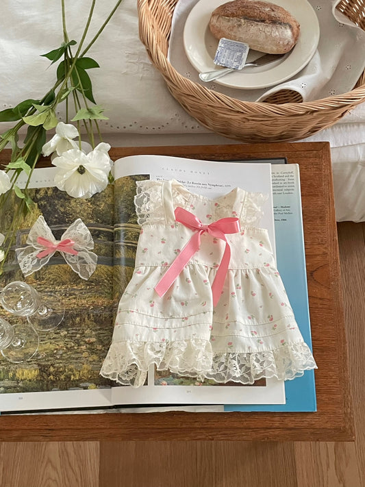 Maison De Monet Lace Ribbon Dress
