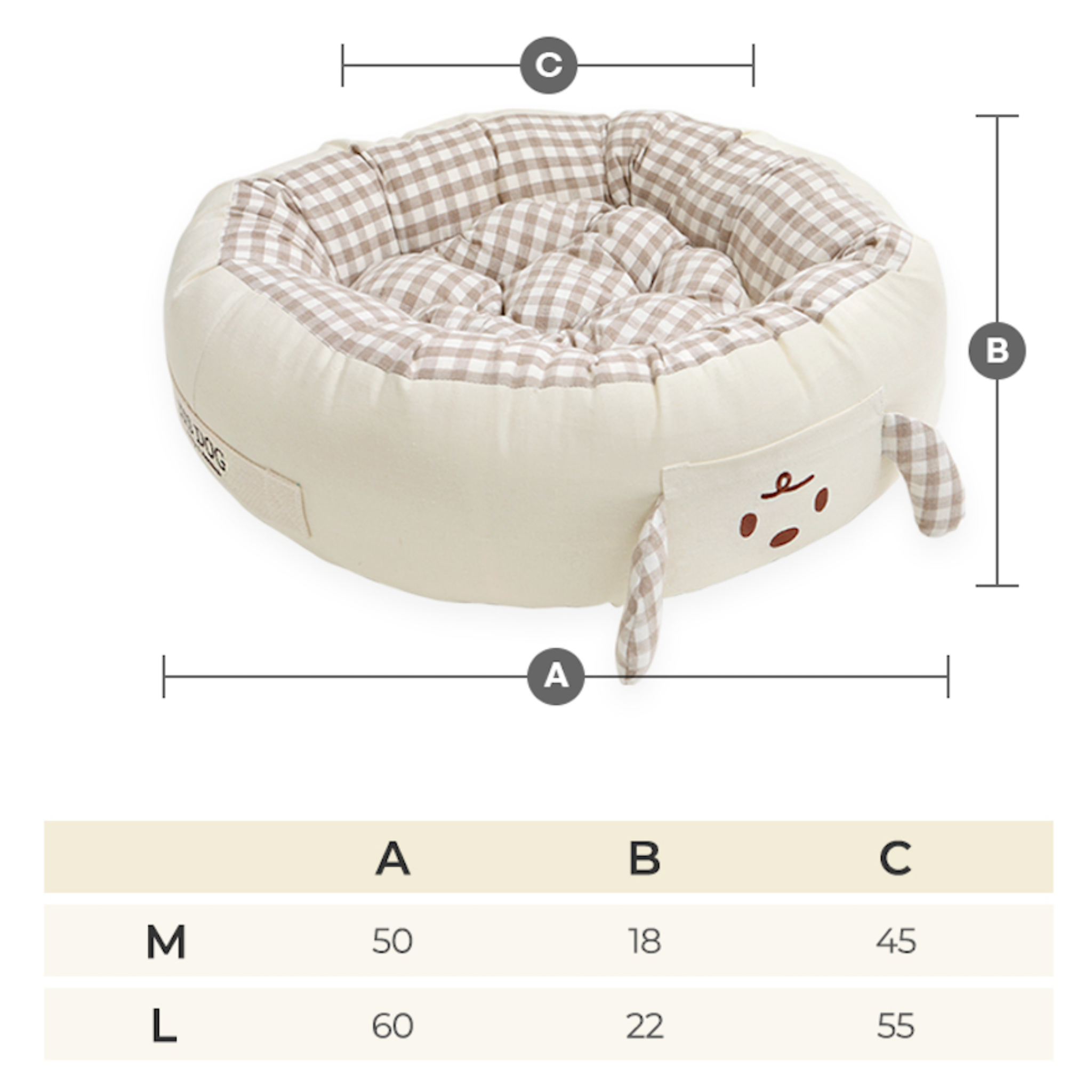 Welcome Puppy Round Bed