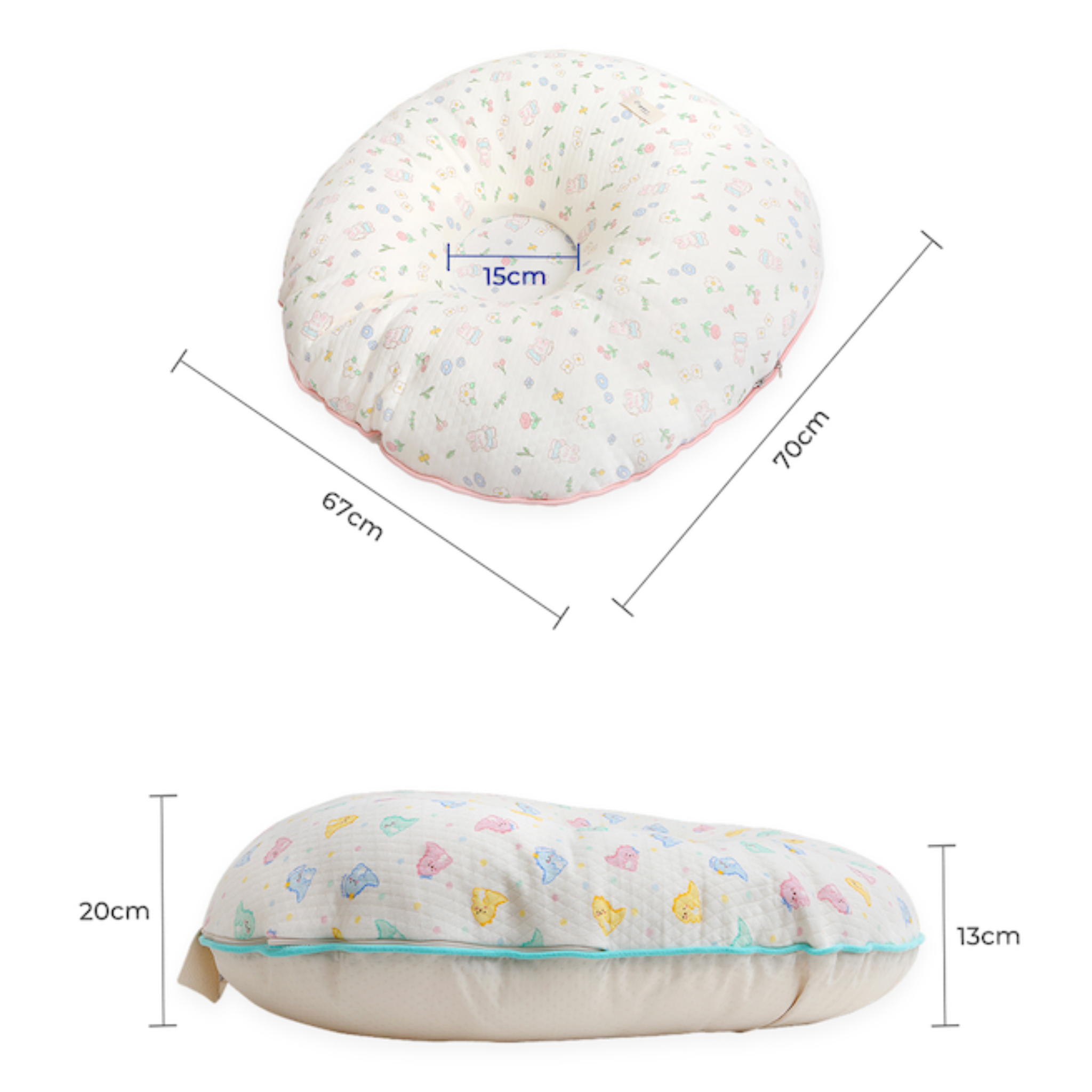 Organic Quilted Nest Bed (2 colours)