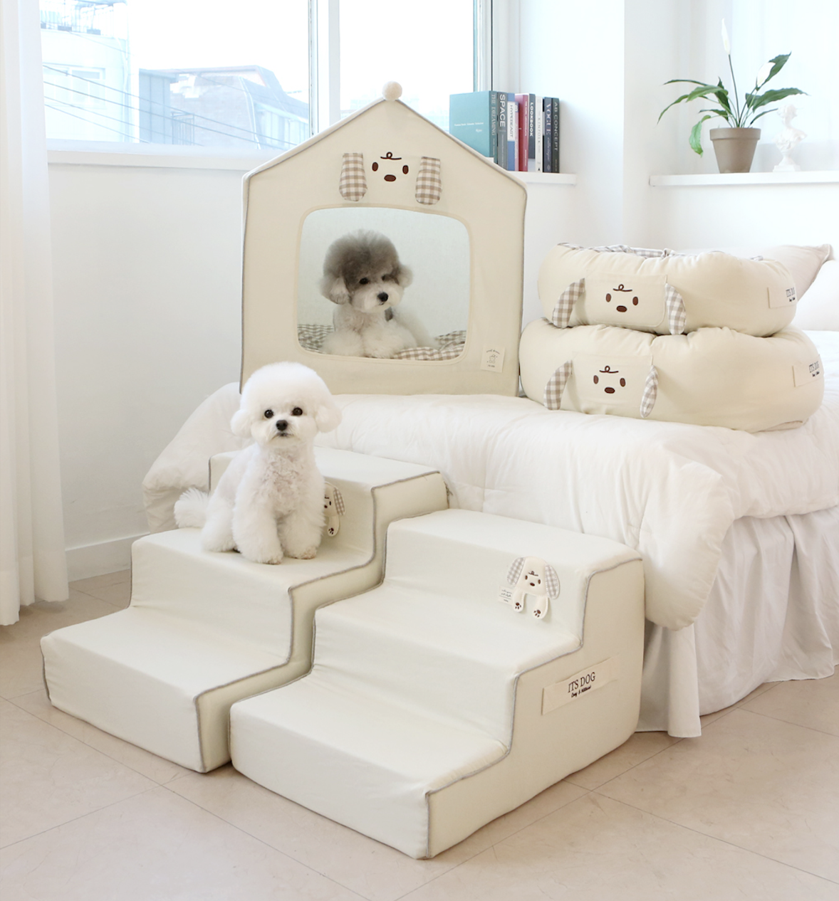 Welcome Puppy Frame House