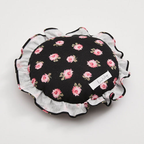 Rosy Black Pillow