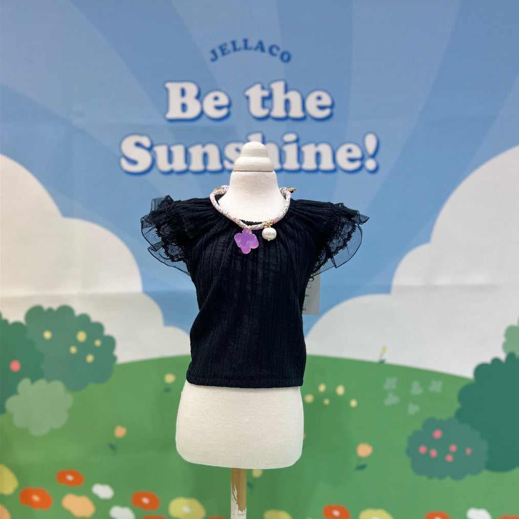 Summer Ruffle Sleeve Crop Tee (5 colors)