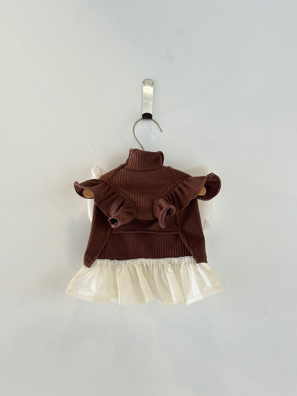 FW Ribbed Dress - Choco