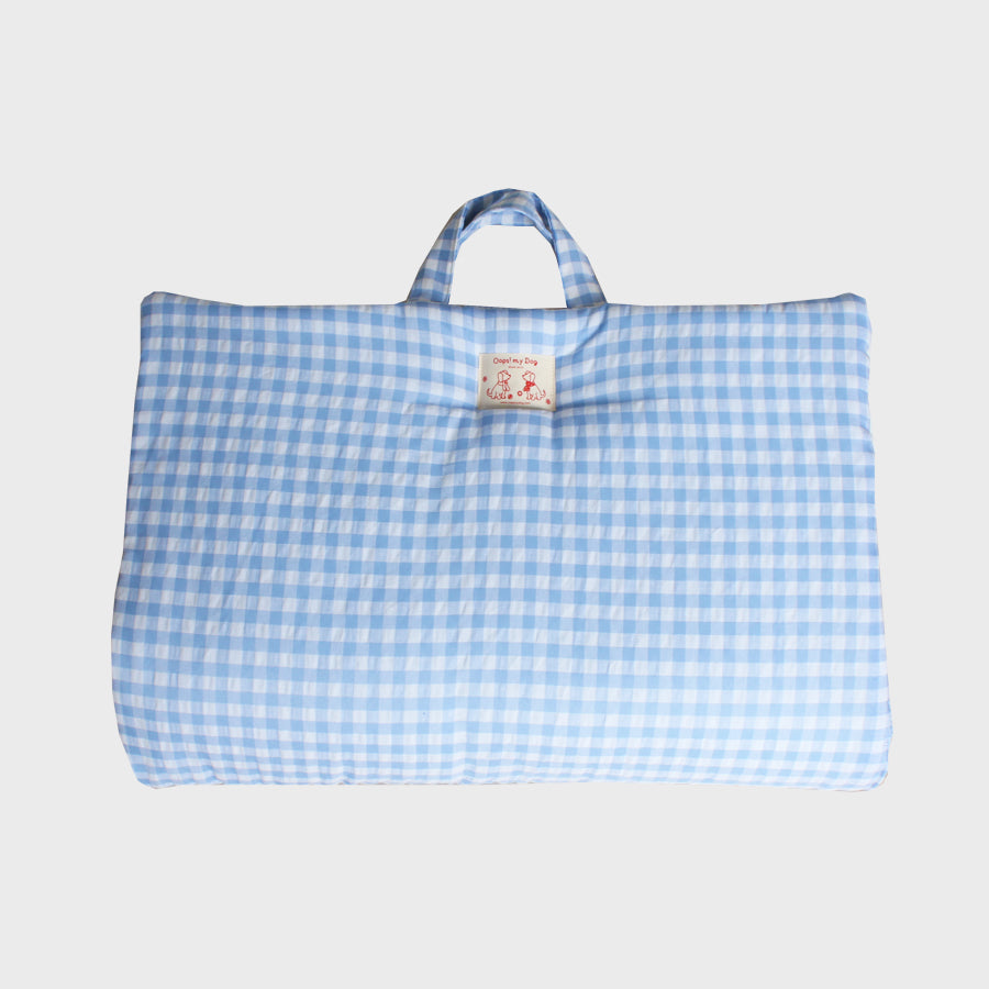 100% Cotton Nap Picnic Mat - Blue