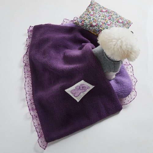 Heritage Fur Blanket - Viola