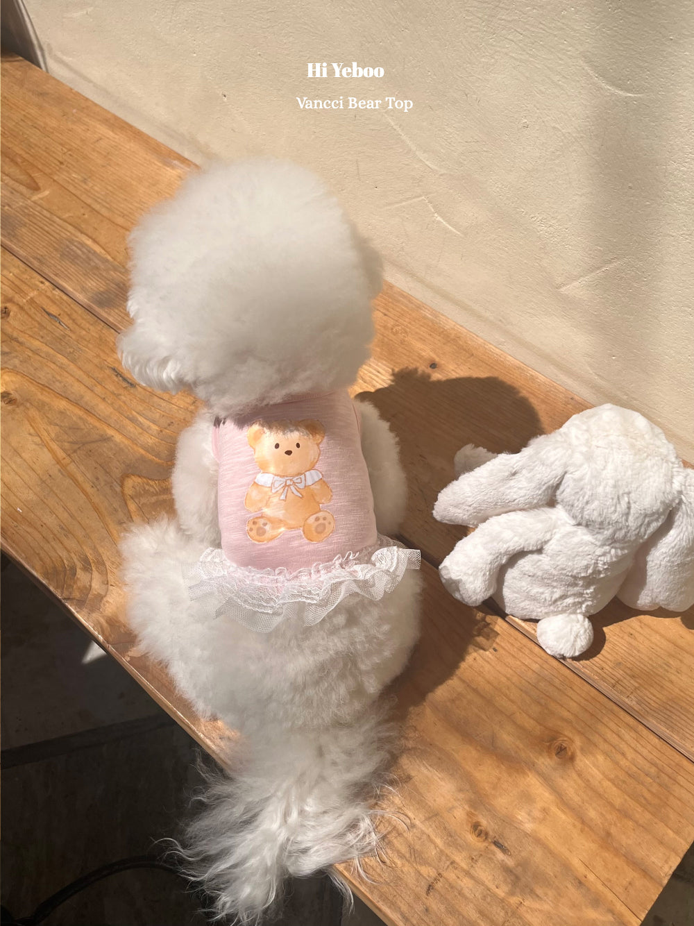 Vancci Bear Top - Pink
