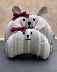 Load image into Gallery viewer, Hug Me Buggy Pillow French Stripe
