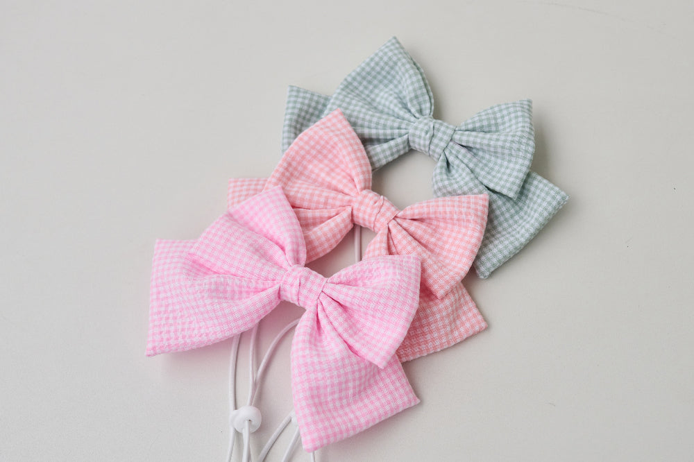 Check Ribbon Hairband (3 colors)