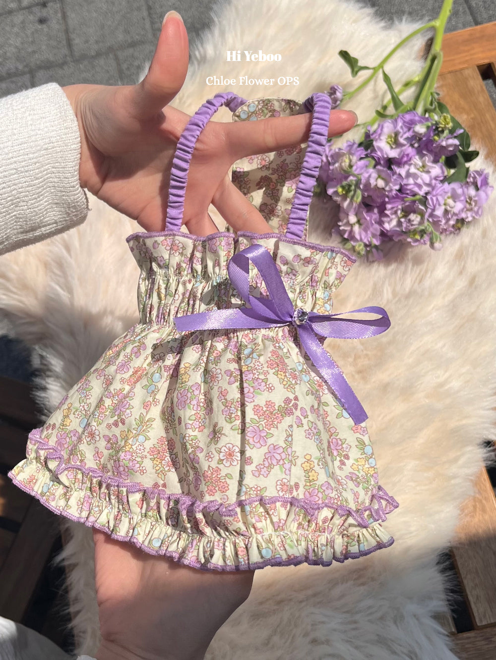 Chloe Flower Ops - Purple