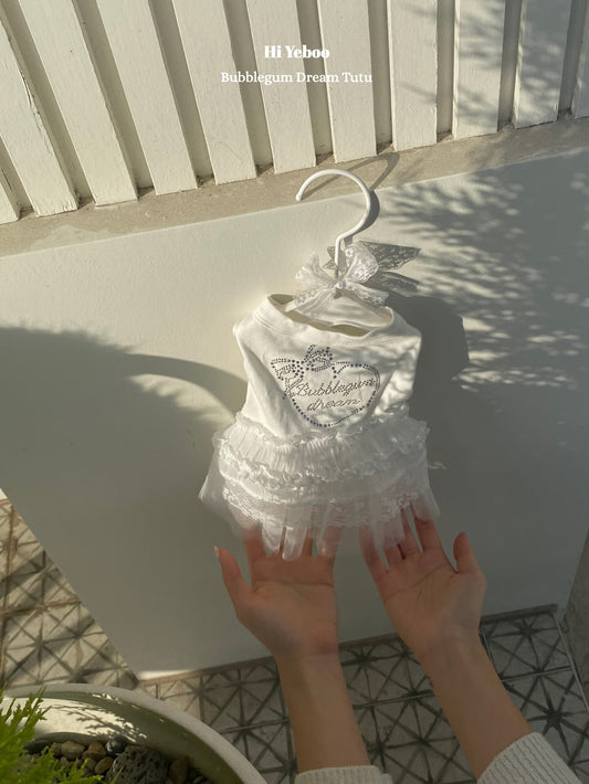 Bubblegum Dream Tutu - White