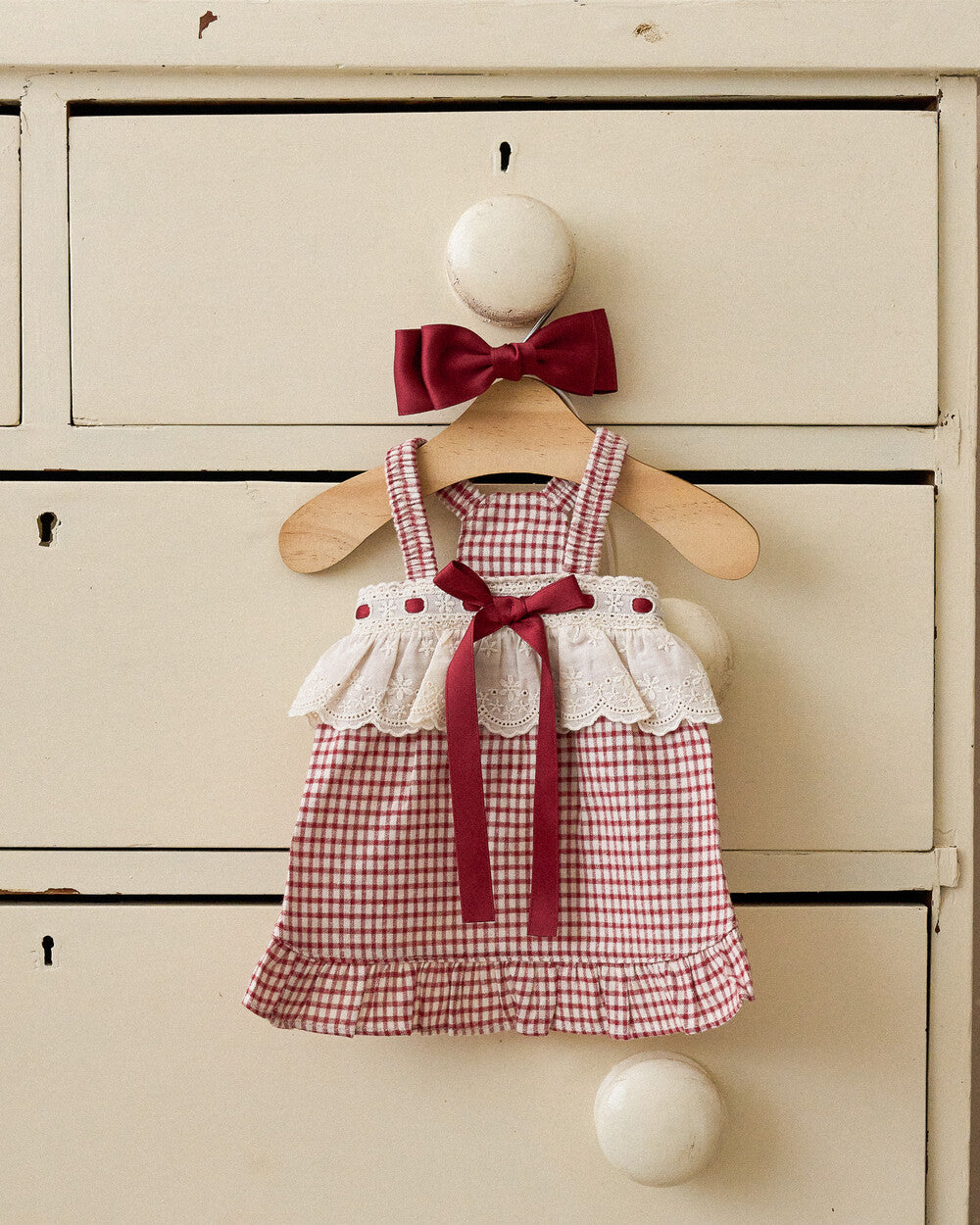 Bailey Check Ribbon Dress