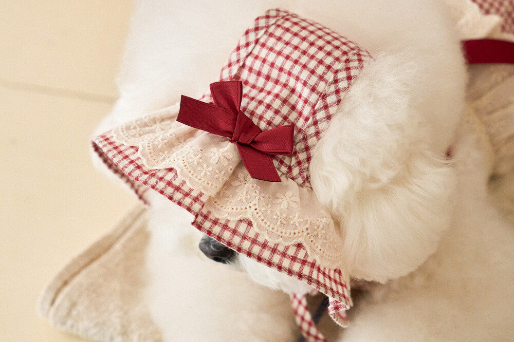 Bailey Check Ribbon Bonnet