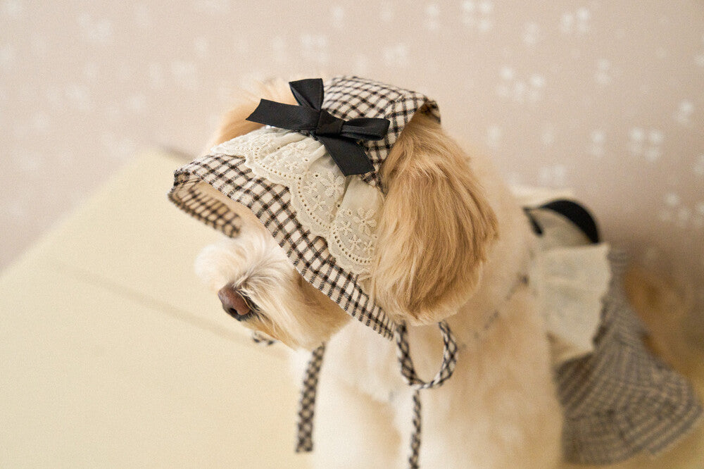 Bailey Check Ribbon Bonnet