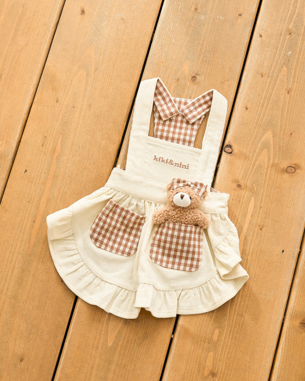 Teddy Love Overall Dress