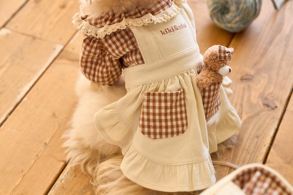 Teddy Love Overall Dress