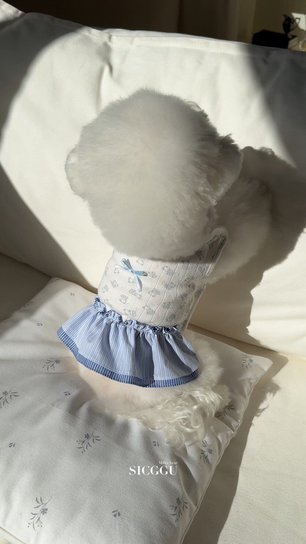 Milky Bear Snap Skirt
