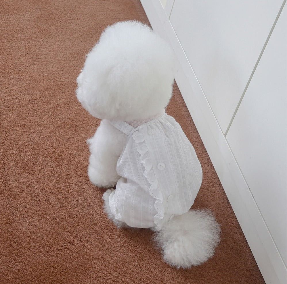 Bebe Romper - Pure White