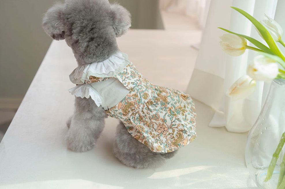 Flower Overall Dress