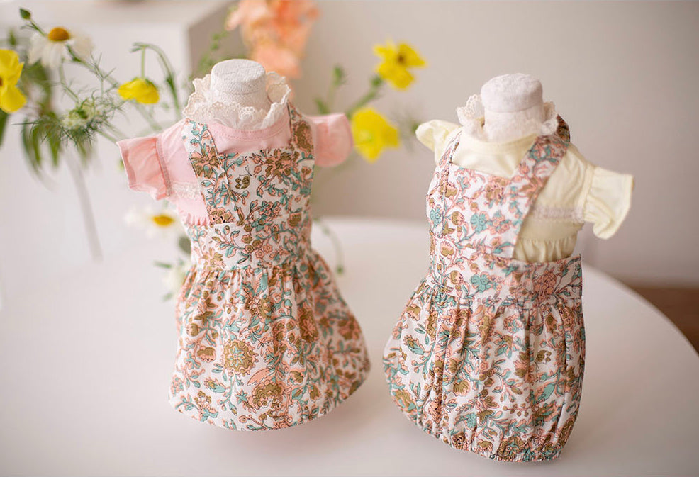 Flower Overall Dress
