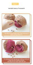 Load image into Gallery viewer, Red Bean Bun Nosework Toy
