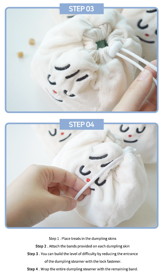 [Version 2] Dumpling Nosework Toy