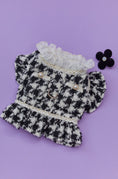 Load image into Gallery viewer, Hound Tooth Tweed - Black
