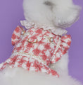 Load image into Gallery viewer, Hound Tooth Tweed - Coral Pink
