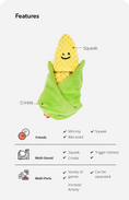 Load image into Gallery viewer, Sweet corn friends toy
