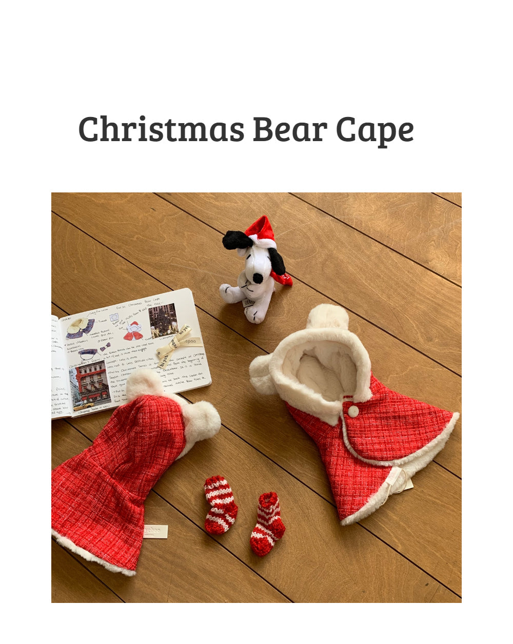 Christmas Bear Cape