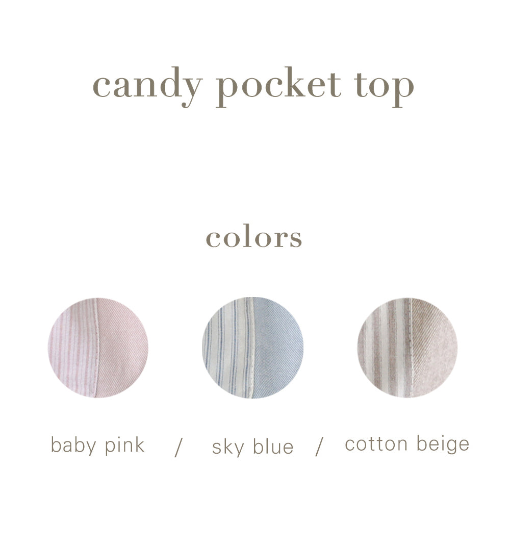 Candy Pocket Top (3 colors)