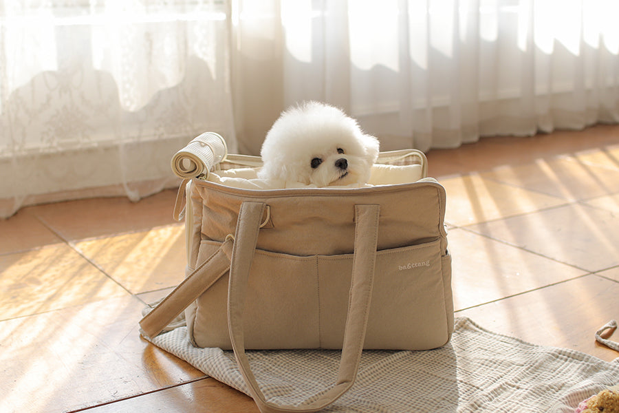 Check Two-in-one Shoulder Bag - Beige