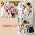 Load image into Gallery viewer, Triangle Button Overrall Skirt (3 colors)
