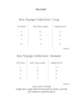 Load image into Gallery viewer, Bon Voyage Collection Blue (Crop & Romper)
