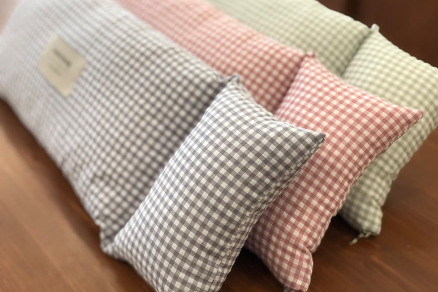 Gingham Check Cushion (3 Colors)
