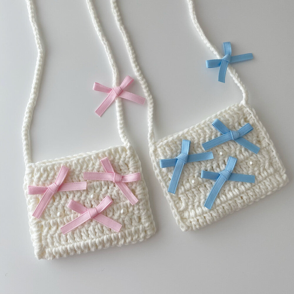 Ribbon Knitting bag