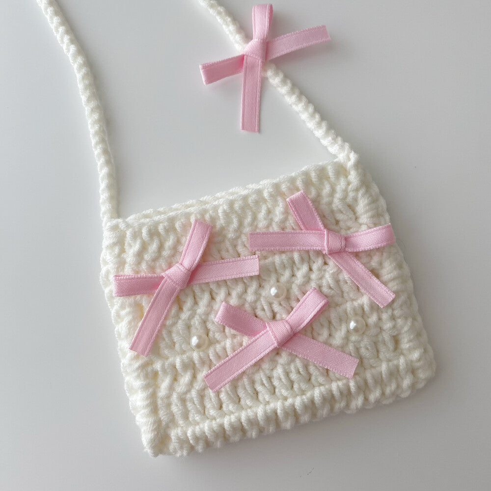 Ribbon Knitting bag