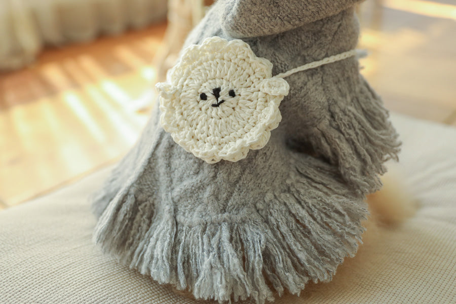 Poodle Crochet Mini Bag