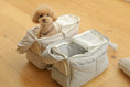 Load image into Gallery viewer, Stripe Cushion Cross Bag - Beige
