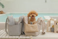 Load image into Gallery viewer, Stripe Cushion Shoulder Bag - Beige
