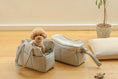 Load image into Gallery viewer, Stripe Cushion Shoulder Bag - Grey
